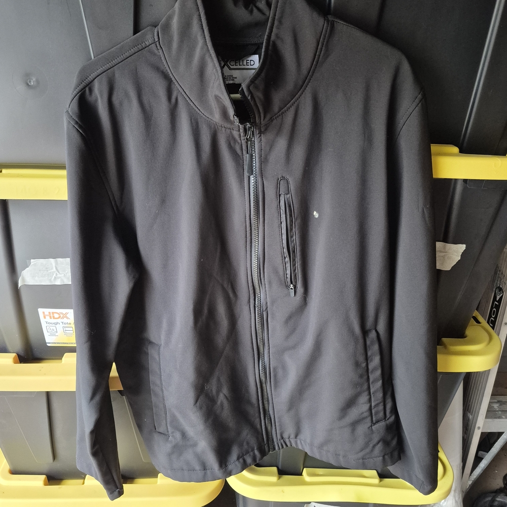 Men's Black Softshell Jacket